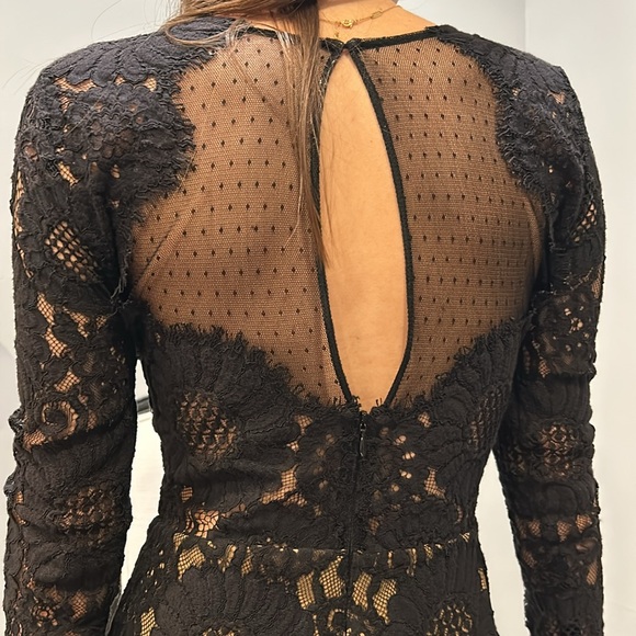 Alexis black lace romper - Picture 3 of 8